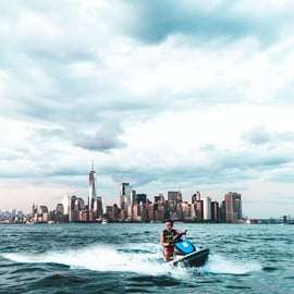 Wycieczka skuterem wodnym po Manhattanie z Jersey City