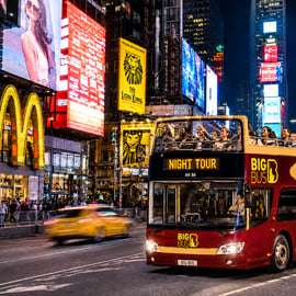 Nowy Jork: wycieczka autobusowa hop-on hop-off Sightseeing Tour by Open-top Bus