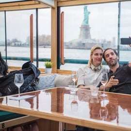 Manhattan: Rejs statkiem i Skyline na pokładzie luksusowego jachtu