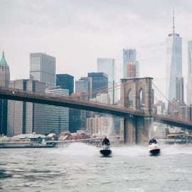 Wycieczka skuterem wodnym po Manhattanie z Jersey City