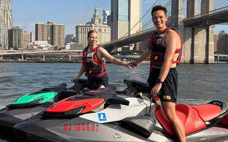 Nowy Jork: wycieczka na skuterze wodnym z widokami na panoramę Manhattanu