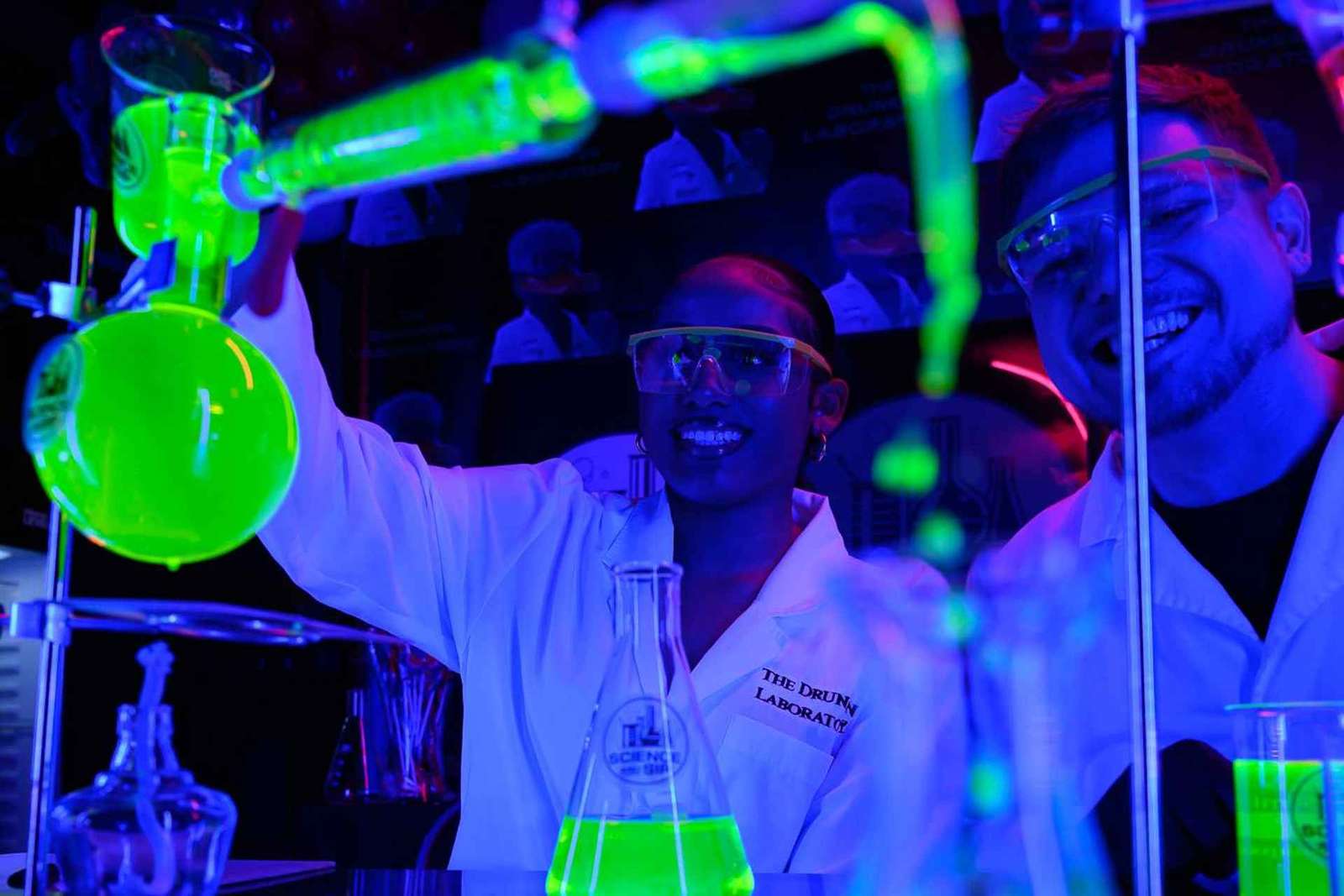 Science and Sip w Nowym Jorku: pijane laboratorium