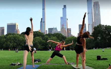 Central Park: najwyżej oceniane zajęcia jogi w Nowym Jorku!