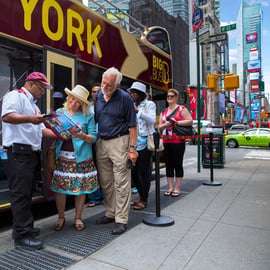 Nowy Jork: wycieczka autobusowa hop-on hop-off Sightseeing Tour by Open-top Bus