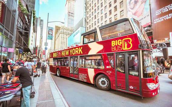 Nowy Jork: wycieczka autobusowa hop-on hop-off Sightseeing Tour by Open-top Bus