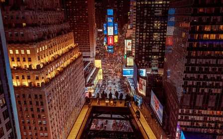 Taras widokowy One Times Square: Skywalk na 19. piętrze