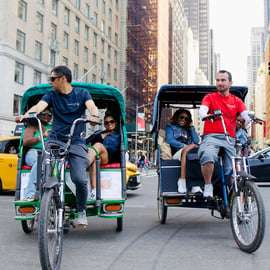 NYC: Wycieczka Pedicabem po domach gwiazd i miejscach filmowych w Central Parku