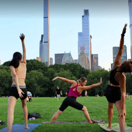 Central Park: najwyżej oceniane zajęcia jogi w Nowym Jorku!