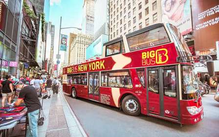 Nowy Jork: wycieczka autobusowa hop-on hop-off Sightseeing Tour by Open-top Bus